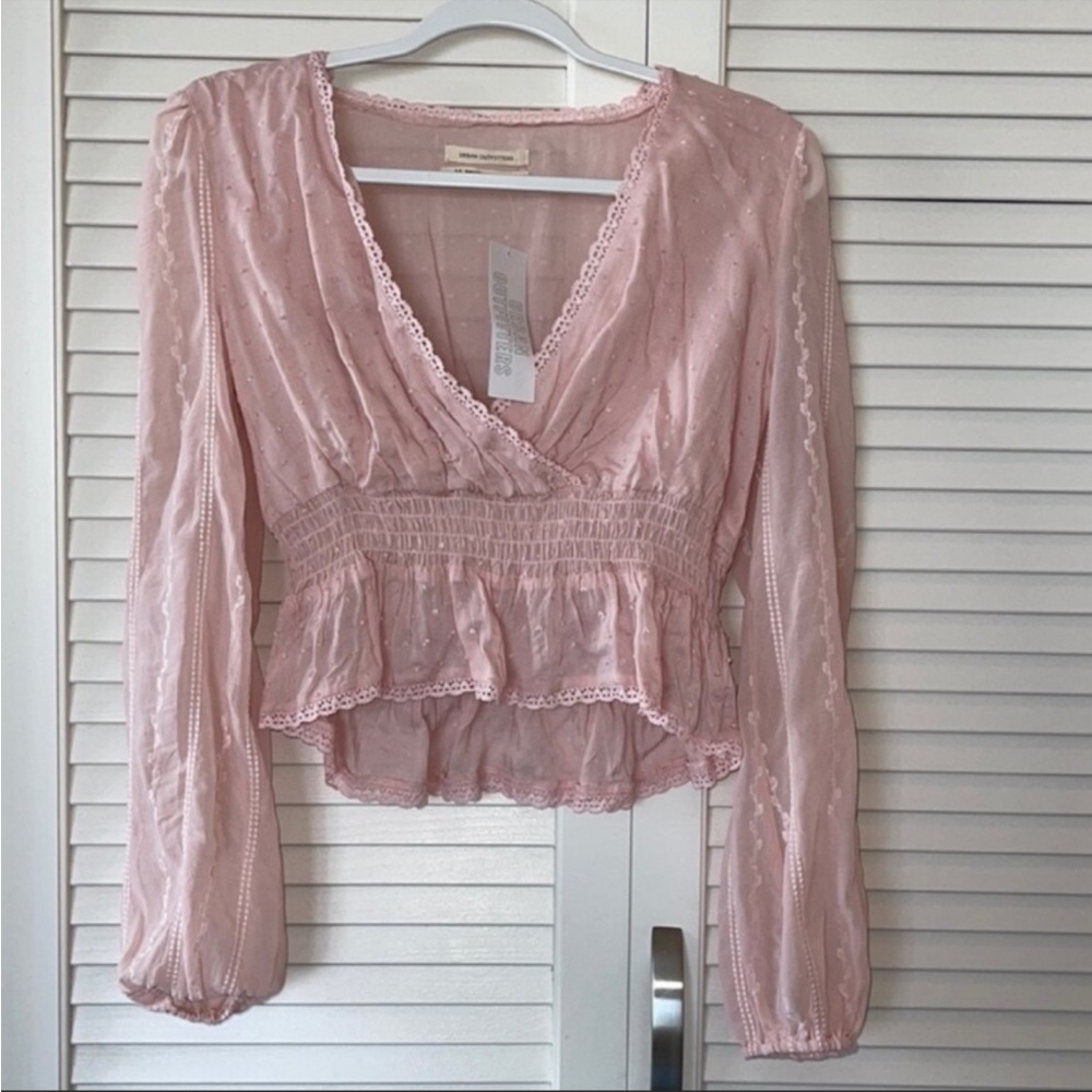 y2k Elegant flowy Babydoll Top